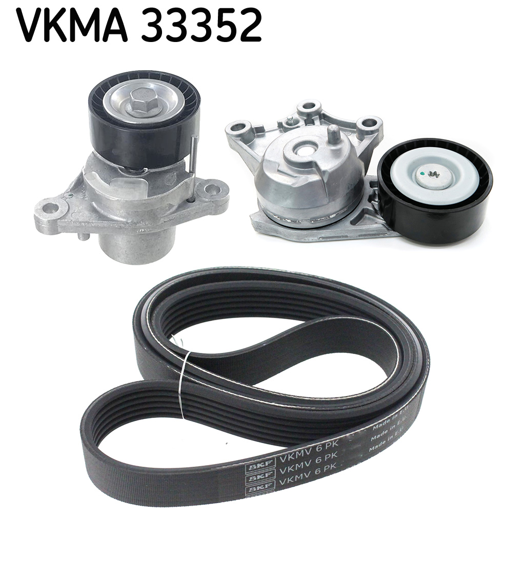 SKF VKMA 33352 Σετ ιμάντων poly-V for CITROËN DS OPEL PEUGEOT TOYOTA VAUXHALL